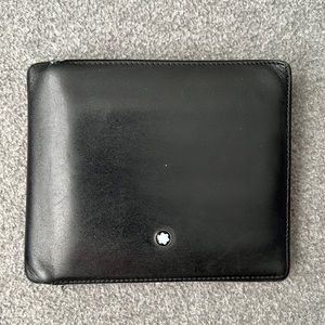 Mont Blanc men’s wallet vintage black